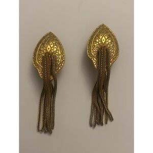 Vintage Victorian-Style Chandelier Clip-On Earrings